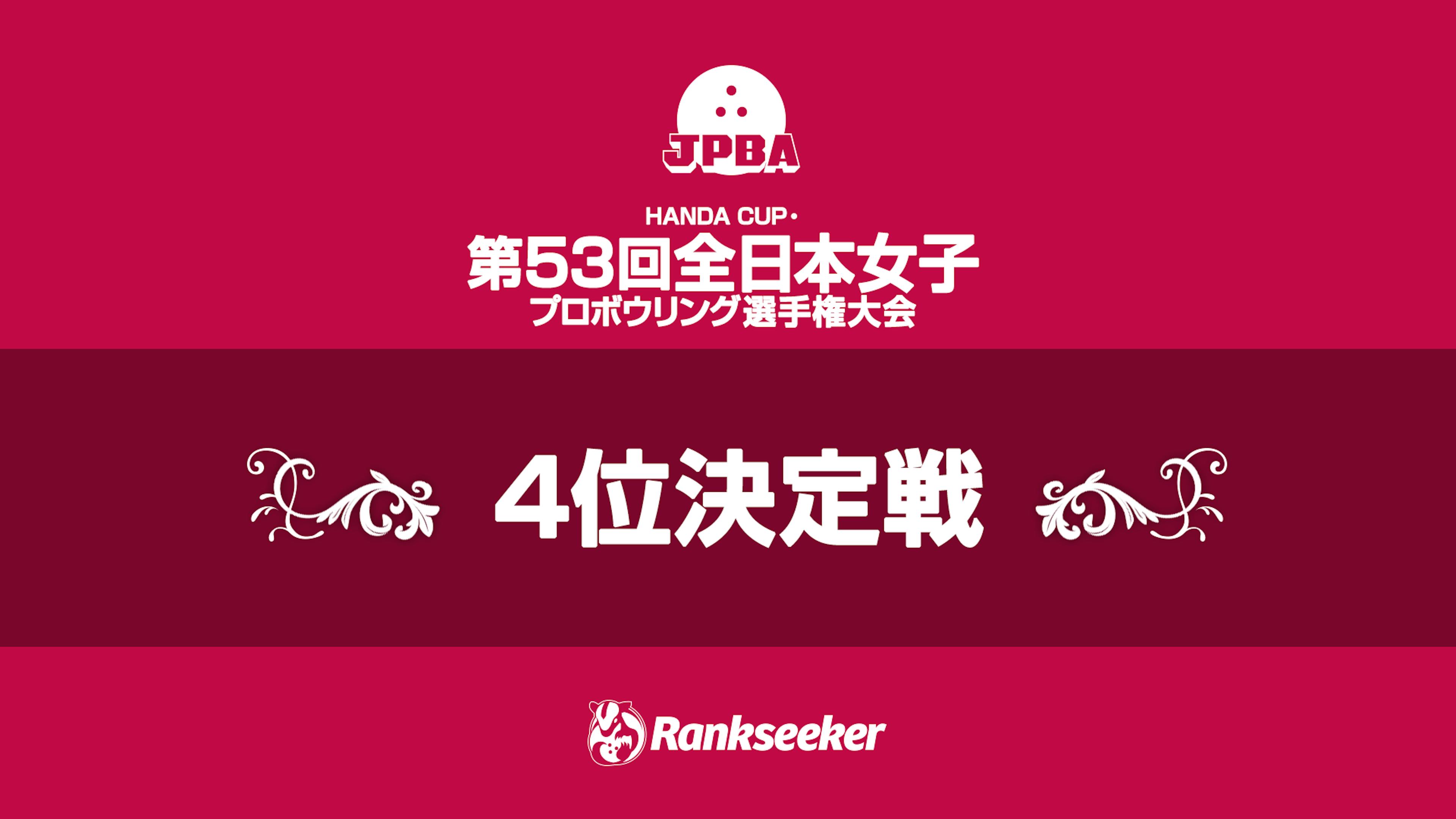 決勝 4位決定戦 Handa Cup 第53回全日本女子プロ選手権大会 Rankseeker For プロボウリング 決勝 4位決定戦 Handa Cup 第53回全日本女子プロ選手権大会 Rankseeker For プロボウリング